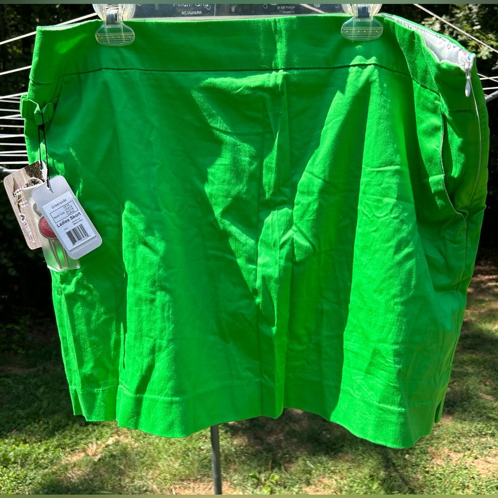 Royal & Awesome Golf Skort Women’s 14 Green Lined Outdoor‎ Athletic Active NWT